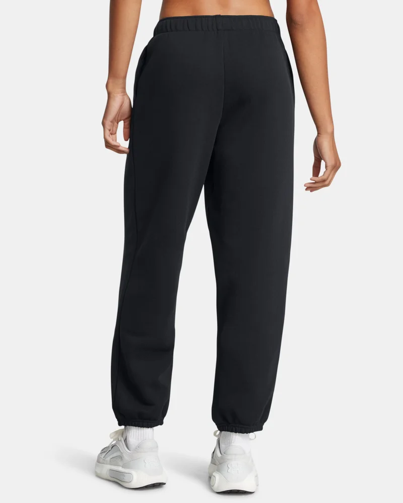 Under Armour black Women's Icon Terry Sweatpants for Women | Best Price UAE